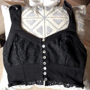 FREE-PEOPLE sexy Crop-top